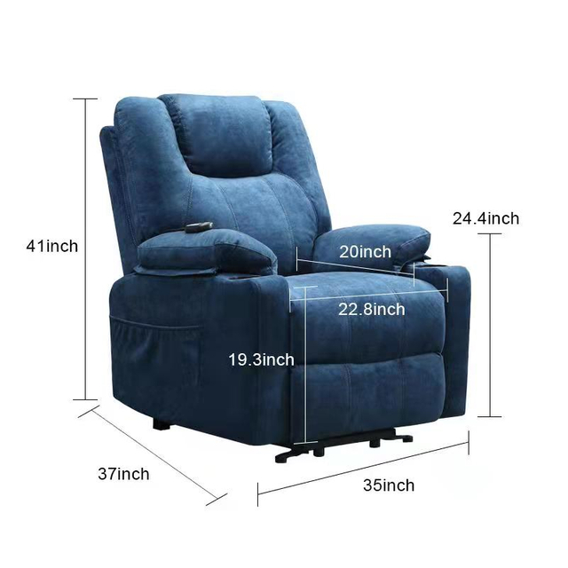 经典腰部加热客厅豪华按摩躺椅沙发